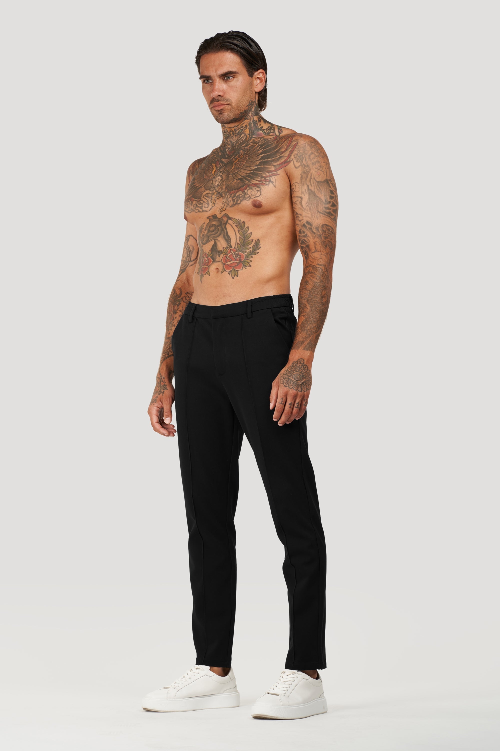 Calça Alfaiataria Masculina Capri Forth Preta