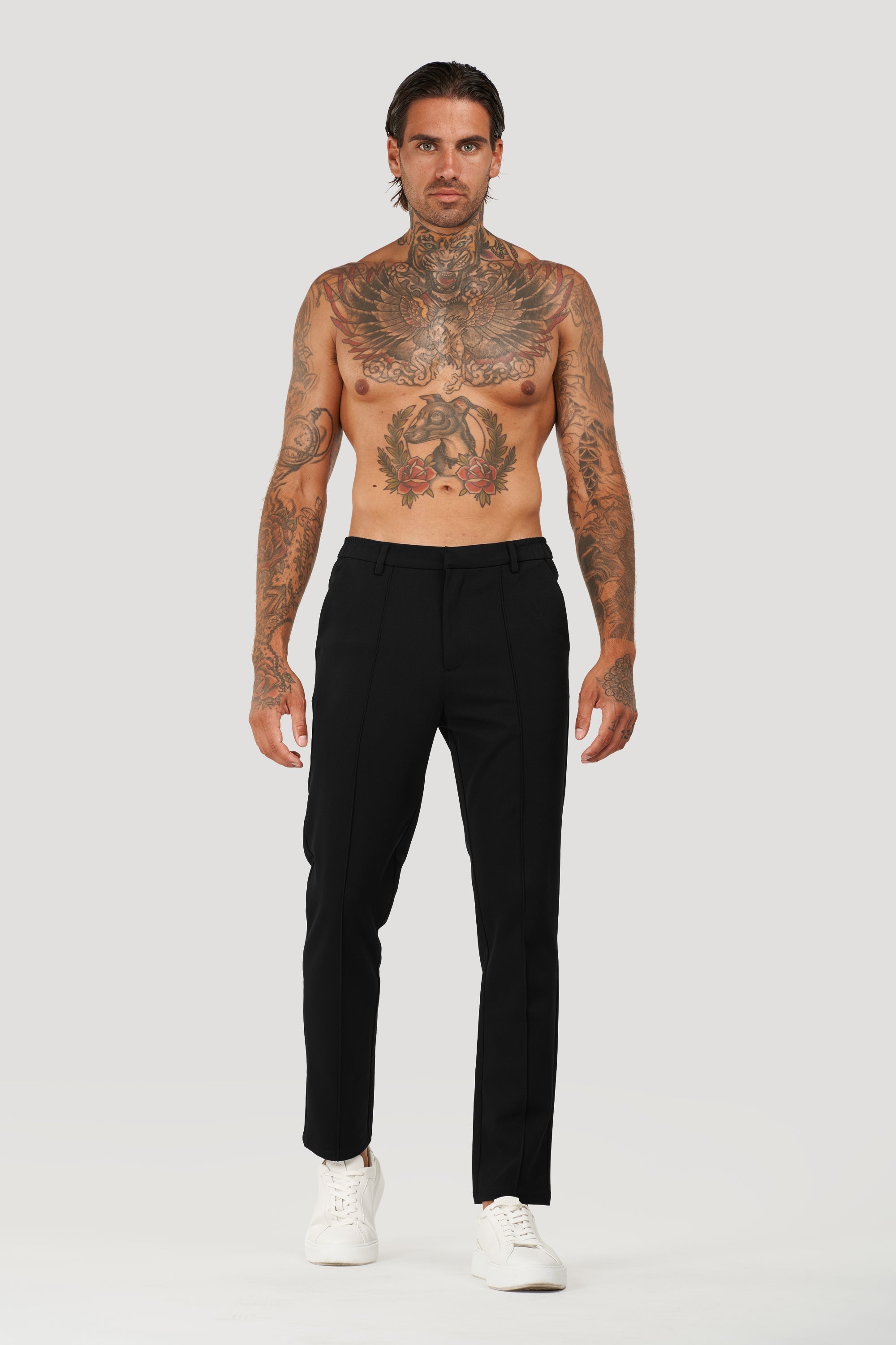 Calça Alfaiataria Masculina Capri Forth Preta