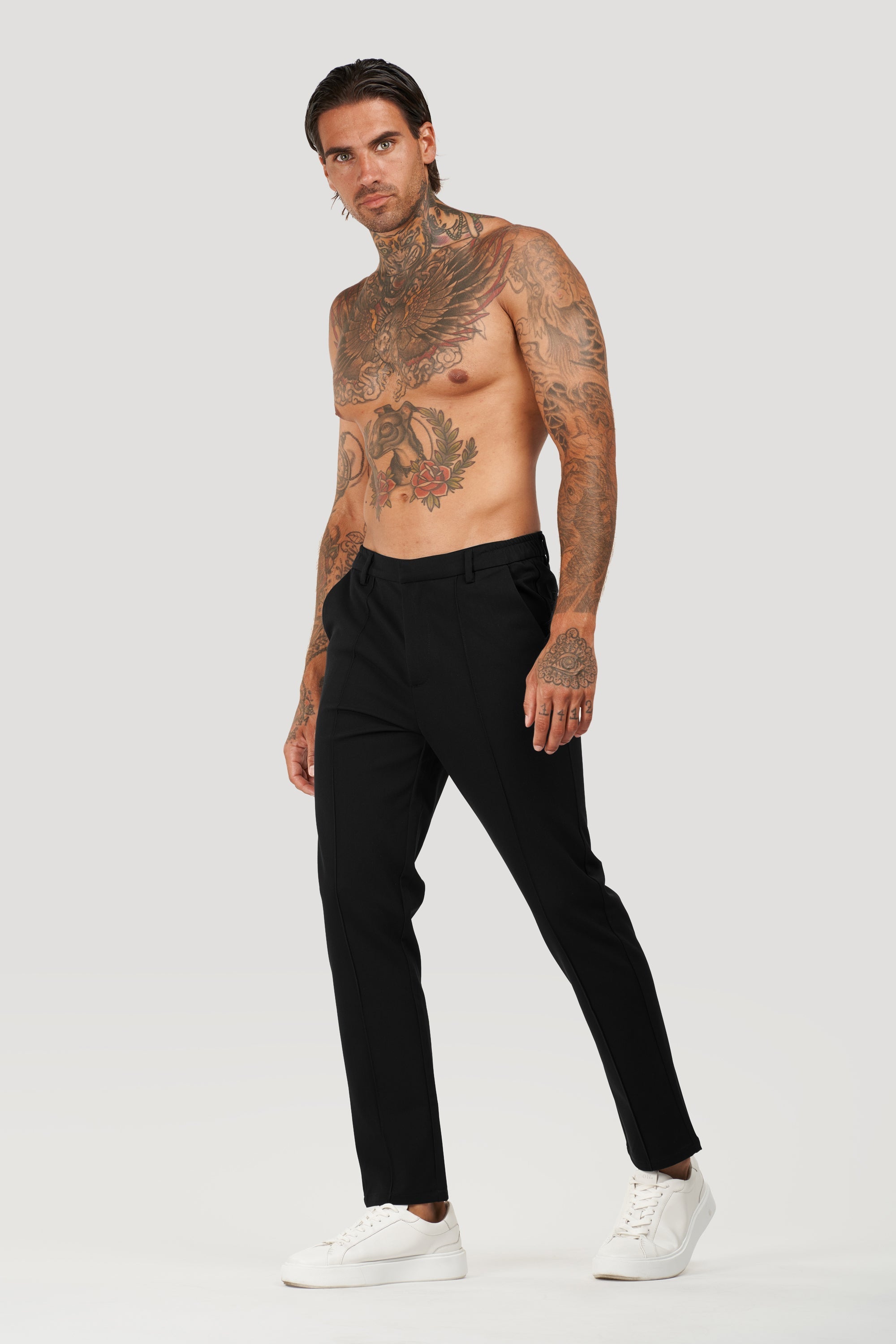 Calça Alfaiataria Masculina Capri Forth Preta