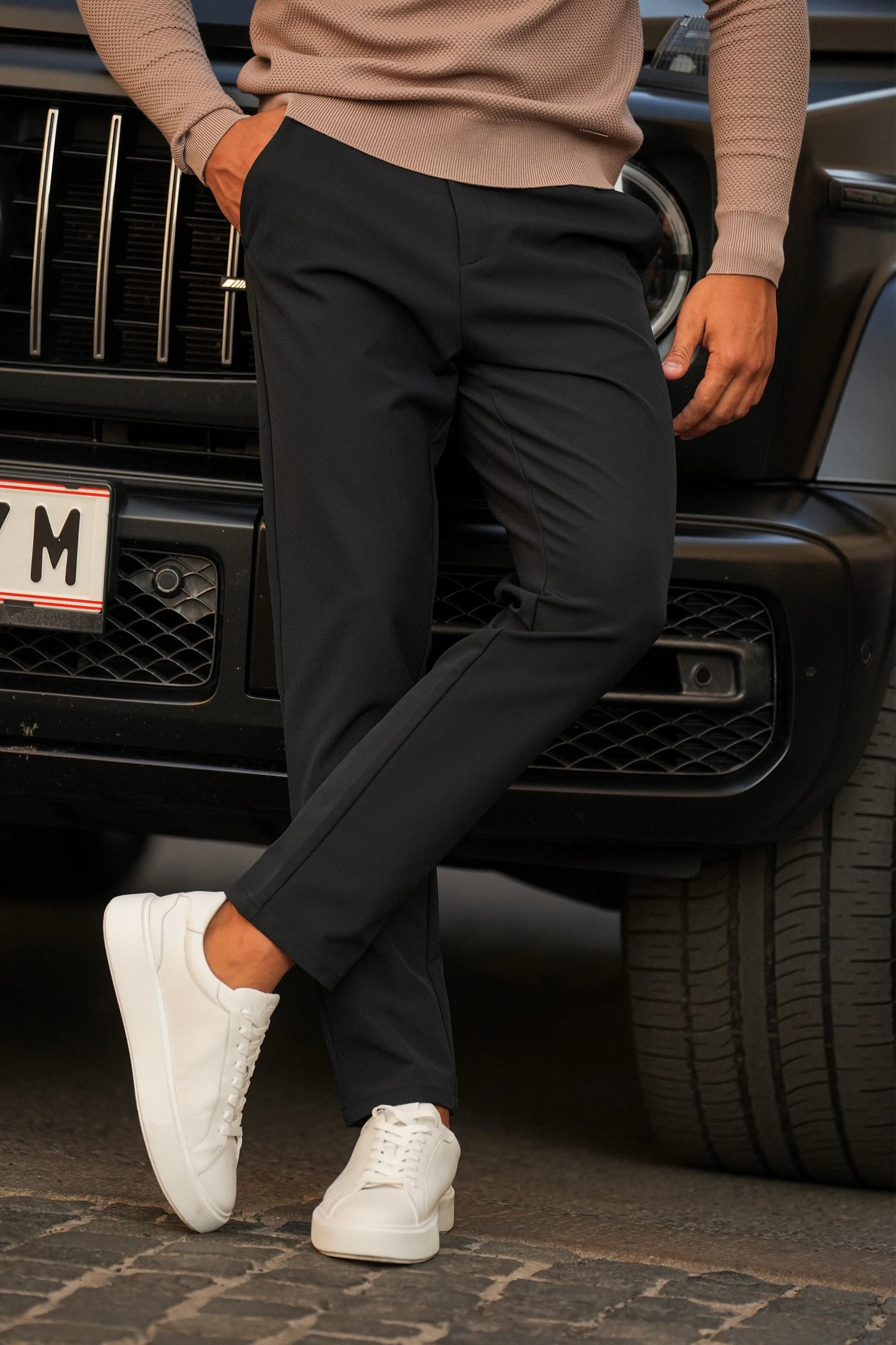 Calça Alfaiataria Masculina Tech Forth Preta