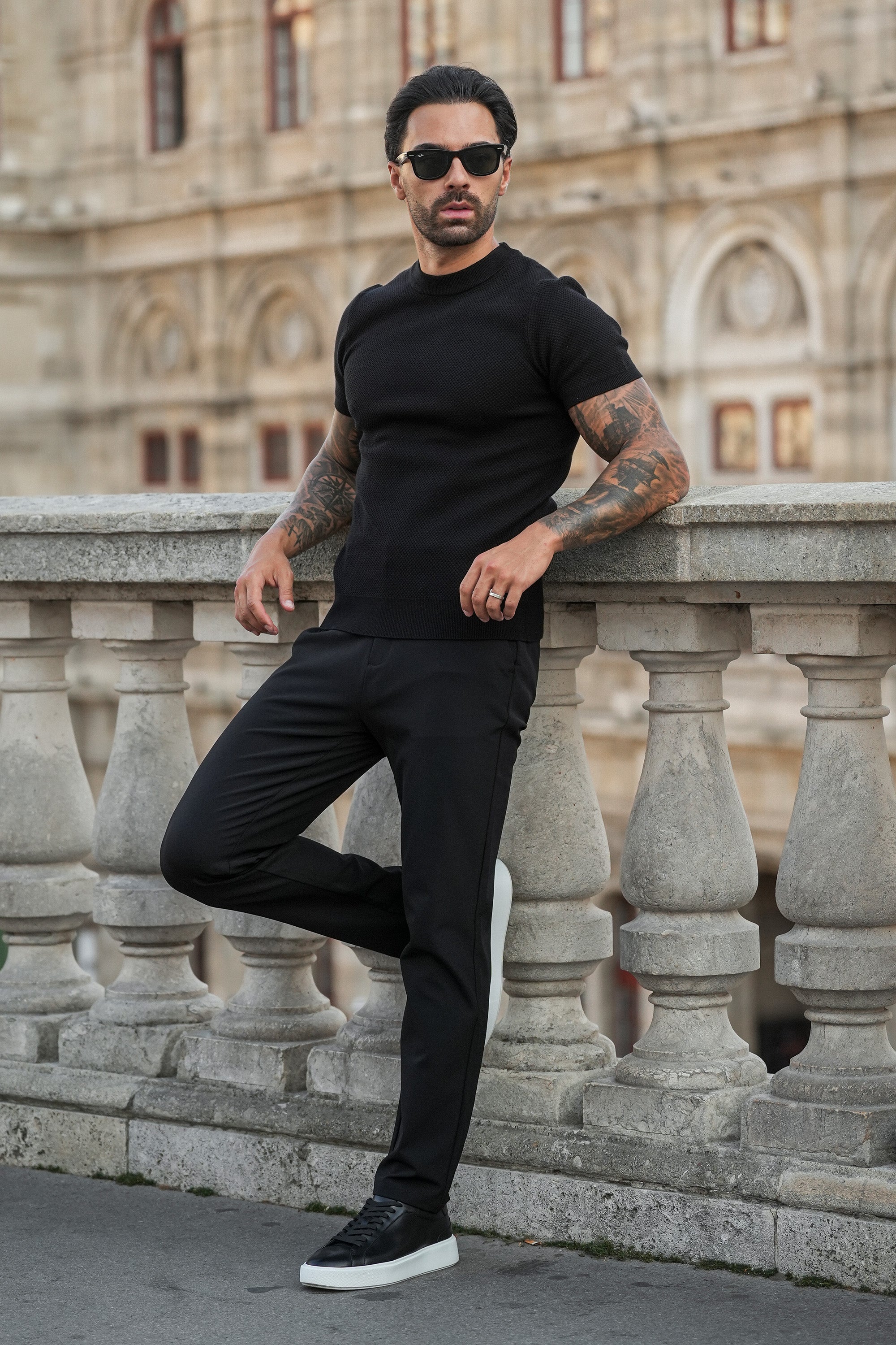 Calça Alfaiataria Masculina Tech Forth Preta