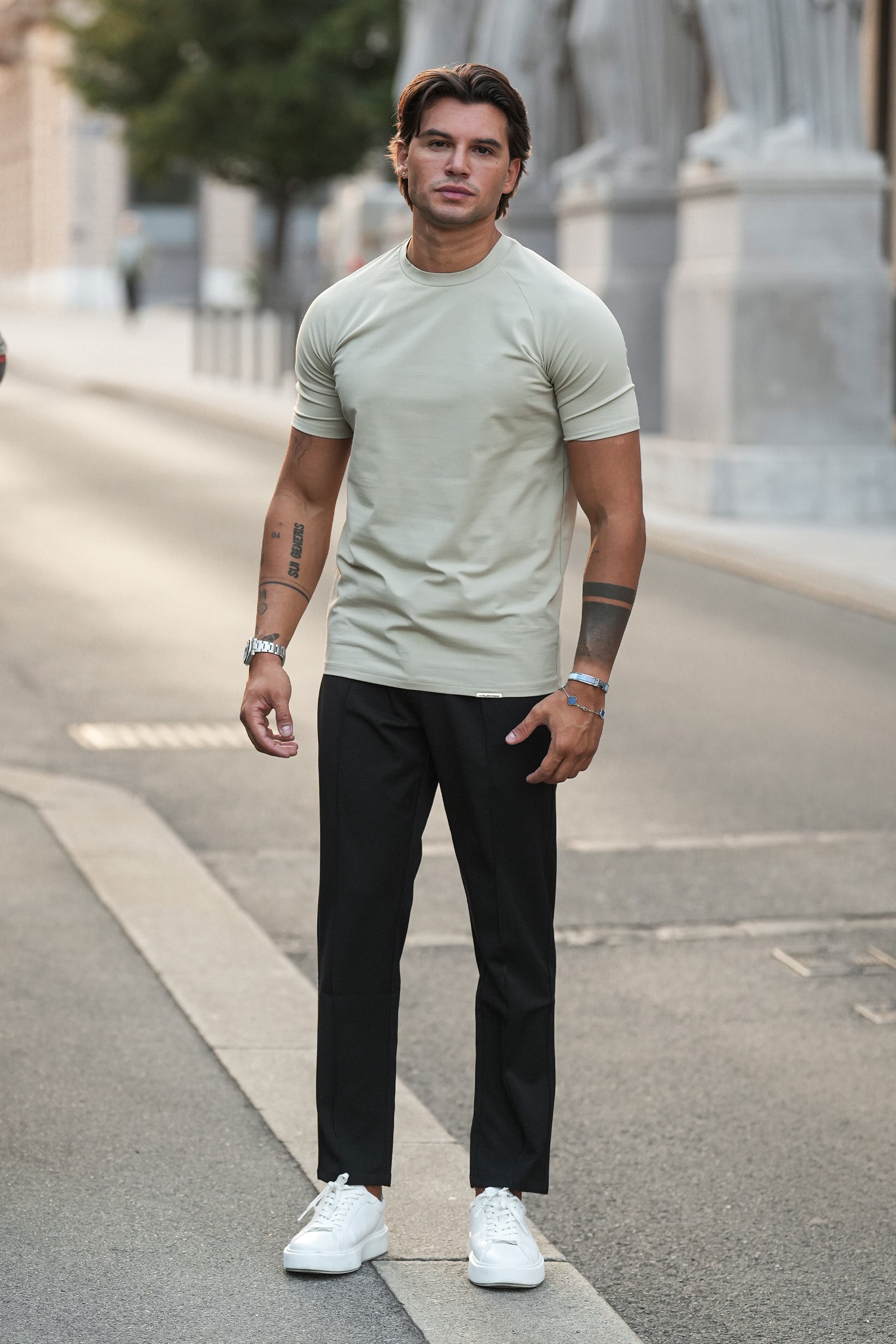 Calça Alfaiataria Masculina Capri Forth Preta
