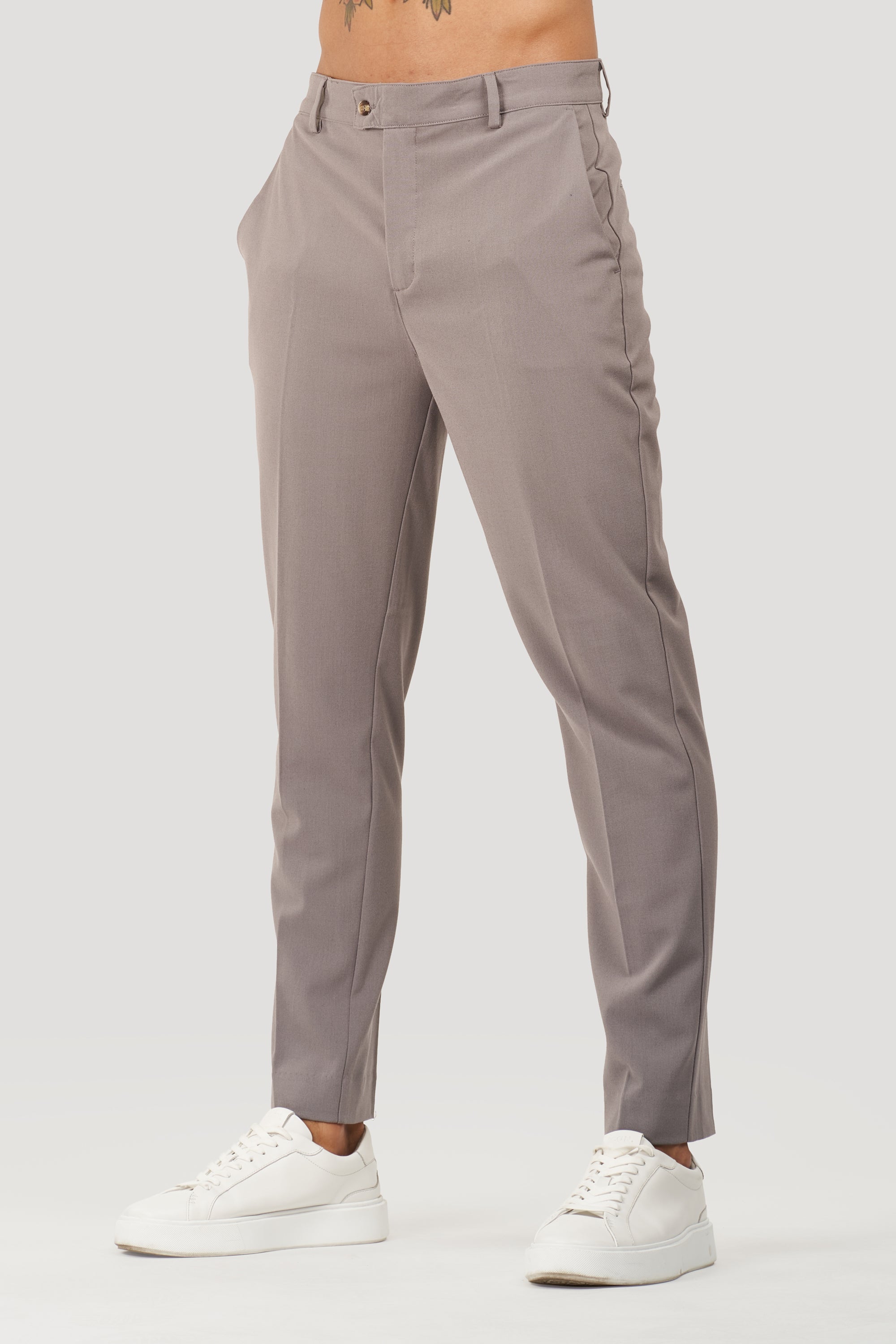 Calça Alfaiataria Masculina Milano Forth Cinza