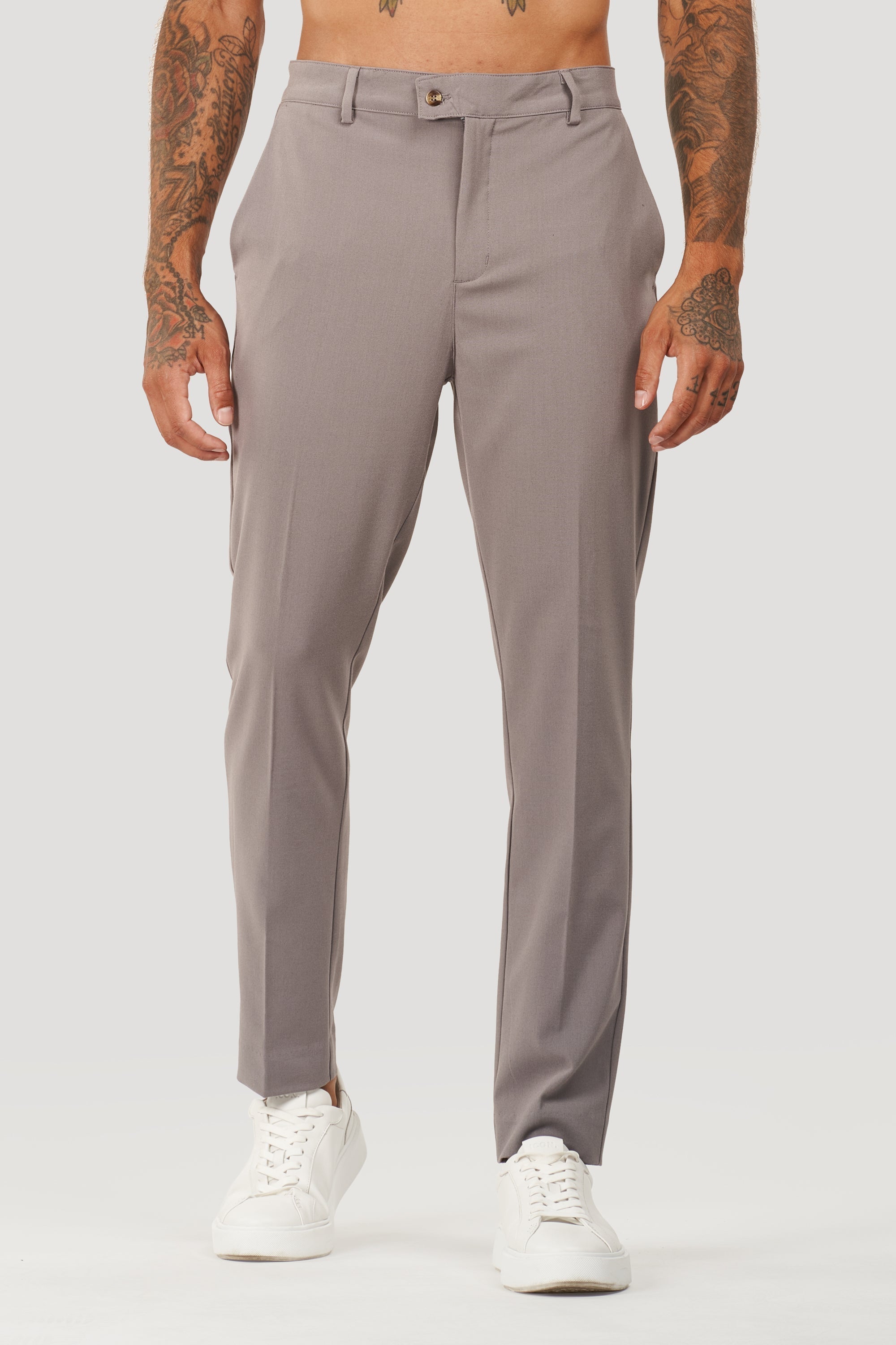 Calça Alfaiataria Masculina Milano Forth Cinza