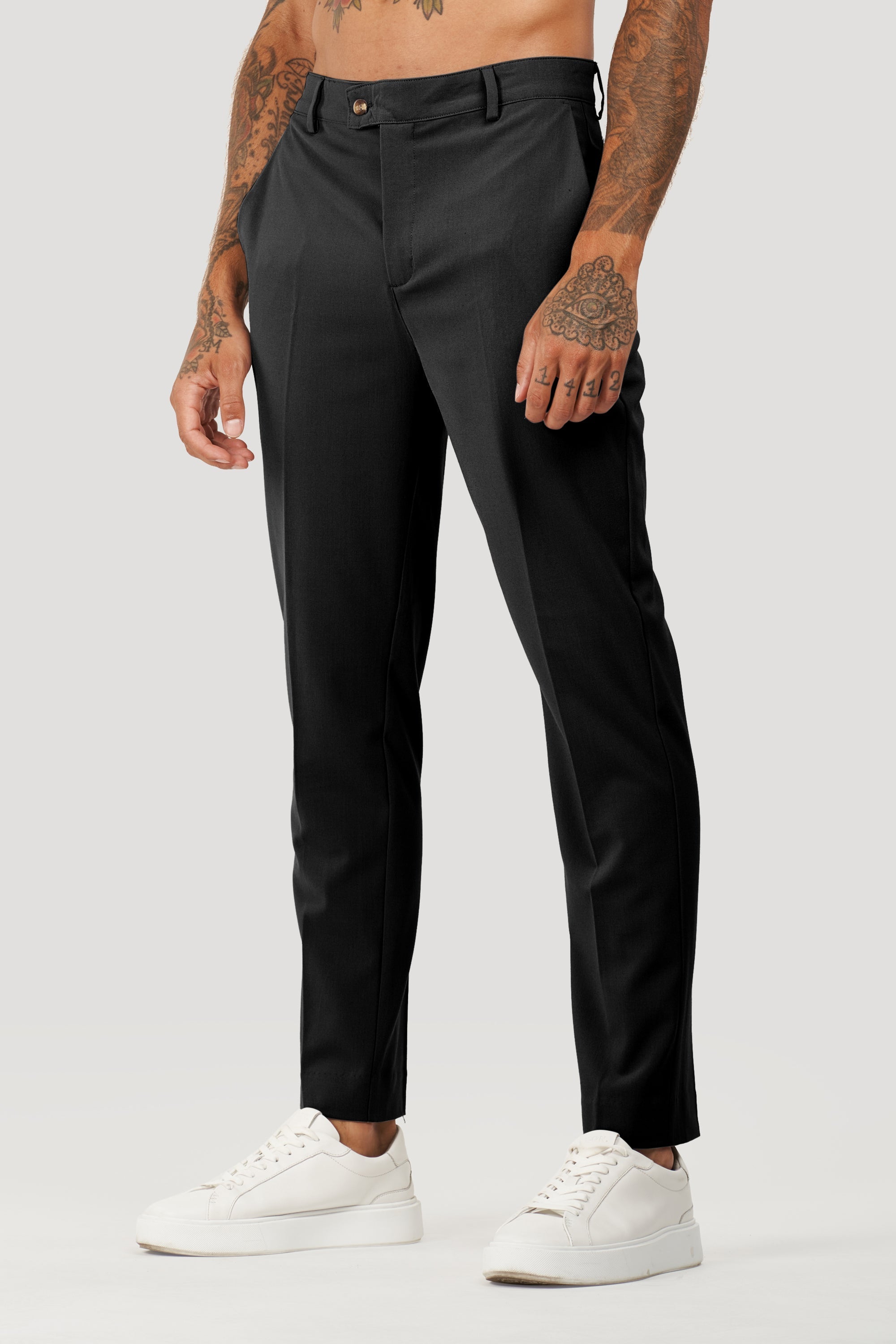 Calça Alfaiataria Masculina Milano Forth Preta