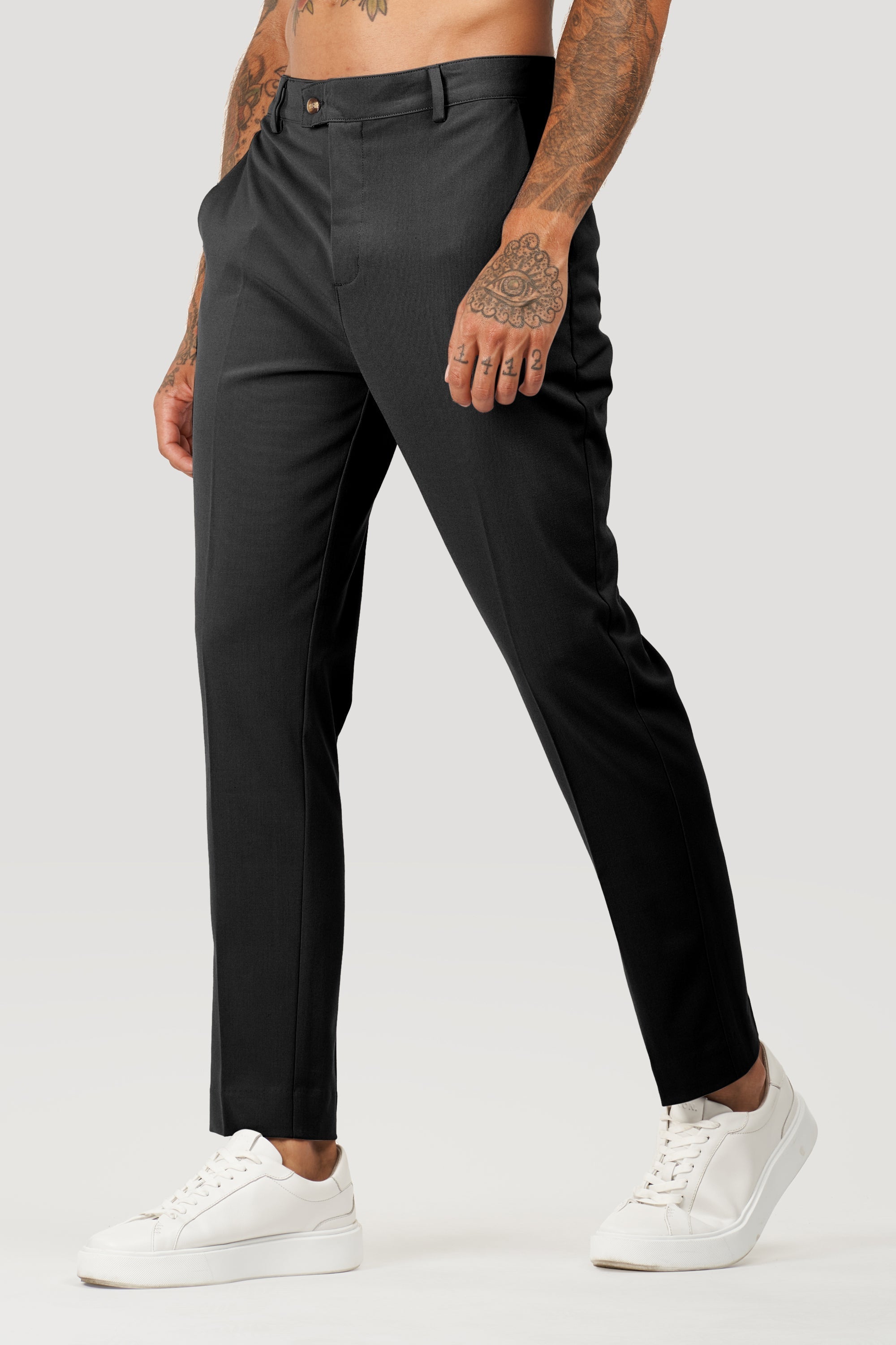 Calça Alfaiataria Masculina Milano Forth Preta