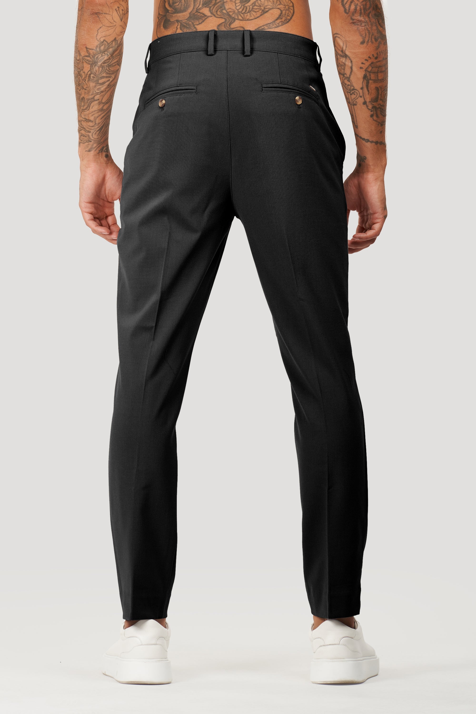 Calça Alfaiataria Masculina Milano Forth Preta